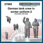 German tank crew in winter uniform WWII, set 2