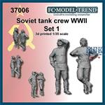 Soviet tank crew WWII, set 1