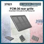 FCM-36 rear upper grille