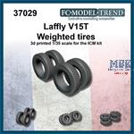 Laffly V15T, weighted tires