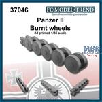 Panzer II burnt wheels