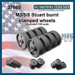 M3 / M5 / M8 Stuart stamped burnt wheels