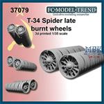 T-34 Late spider burnt wheels