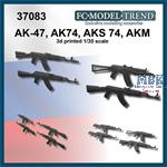 AK-47, AK-74, AKS-74 & AKM