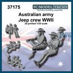 Australia WWII, jeep crew