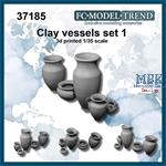 Clay vessels set 1