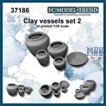 Clay vessels set 2