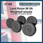 Land Rover 88 IIA weighted wheels