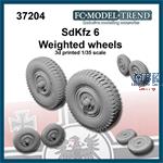 SdKfz 6, weighted wheels