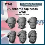 UK airborne cap heads WWII