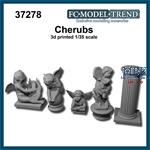Cherubs statues