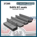 SdKfz 6/1 seats
