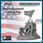 Mount Suribachi raising flag Iwo Jima WWII