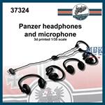 Panzer headphones and microphone