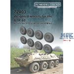 BTR-60 weighted wheels (1:72)