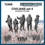 Civilians / Zivilisten Set 4 (1:72)