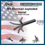 M4 Sherman exploded barrel (1:72)