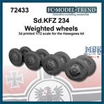 Sdkfz 234 weighted wheels (1:72)