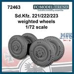 Sd.Kfz. 221/ 222/ 223 weighted wheels (1:72)