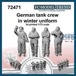 German tank crew in winter uniform (1:72)