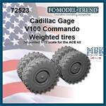 Cadillac Gage V-100 commd., weighted wheels (1:72)