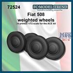 Fiat 508CM, weighted wheels (1:72)
