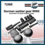 German soldier gear WWII (1:72)