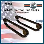 M4A2 Sherman T48 tracks (1:72)