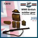 British soldier gear WWII (1:72)