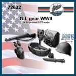 US soldier gear (GI) WWII (1:72)