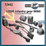 USSR soldier gear WWII (1:72)