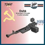 Dshk soviet heavy machine gun (1:72)