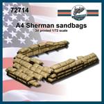 M4 Sherman sandbags armour (1:72)
