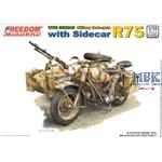 WWII German Motorcycle R75 with Sidecar