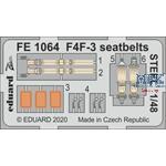 Grumman F4F-3 seatbelts STEEL 1/48
