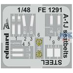 Douglas A-1J Skyraider seatbelts STEEL  1/48