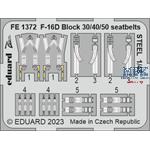 Lockheed-M. F-16D Block 30/40/50 seatbelts STEEL