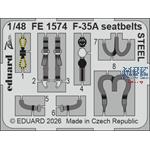 Lockheed-Martin F-35A seatbelts STEEL 1/48