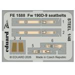 Focke-Wulf Fw-190D-9 seatbelts STEEL 1/48