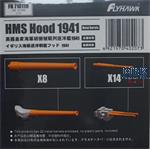 HMS Hood 1941 spec. metal gun barrels (for FH1160)