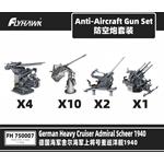 German Cruiser ADMIRAL SCHEER 40 Anti-Aircraft Gun