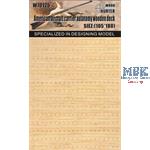 American aircraft carrier autotomy wooden deck
