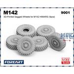 3D Printed Sagged Wheels for M142 HIMARS