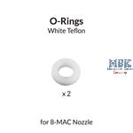 White O-Rings for 8-MAC Nozzles