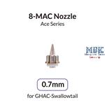 0.7mm 8-MAC Nozzle for GHAC-Swallowtail