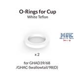 White Teflon O-Rings for Cups