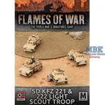 Flames Of War: Sd Kfz 221 & 222 Light Scout Troop