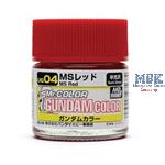 Gundam Color 10 ml RX-78-2 Gundam Red Semi Gloss
