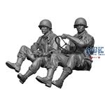 WW2 U.S. Paratrooper Willys Driver & Crew 1:16
