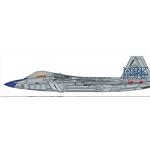 F-22 Raptor Blue Nose - LIMITED - SP493